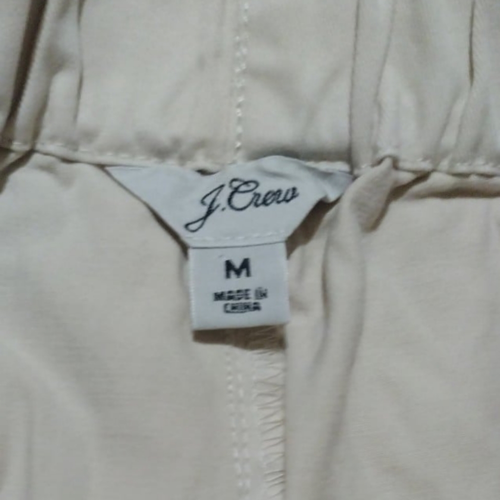J Crew Pull-On Wide Leg Chino Pants MT sz s/m - Picture 3 of 11